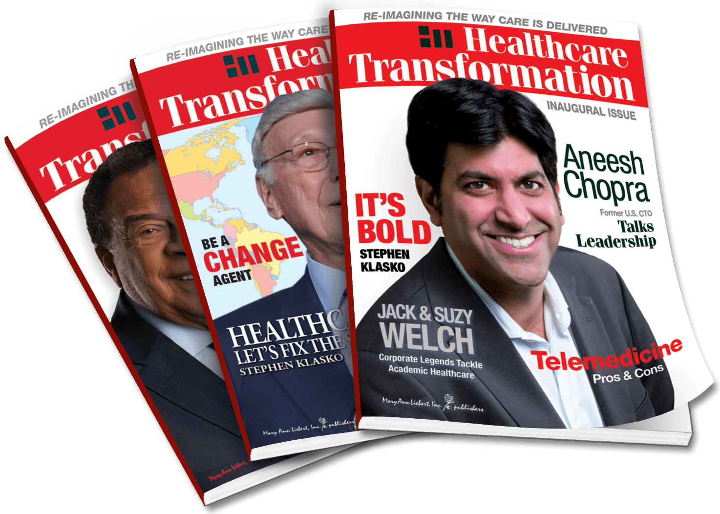 Healthcare Transformation journal covers